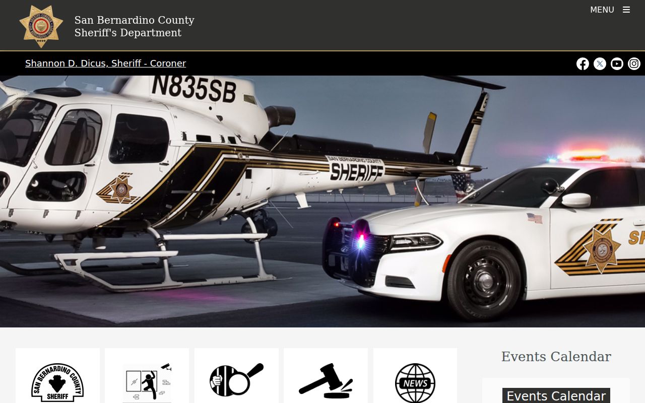 San Bernardino County Sheriff official website