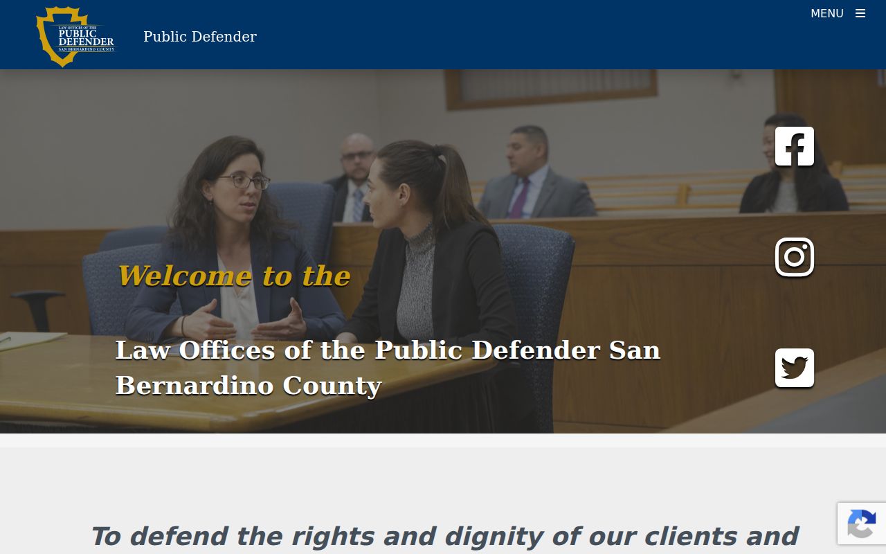 San Bernardino County Public Defender official website
